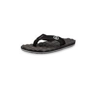 Volcom Tongs 'Recliner' noir / blanc, Taille 40
