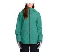Volcom - Veste de snow imperméable et respirante - Cloudbreaker Stretch 30K Jacket W Spruce Green pour Femme - Taille S - Vert Vert S