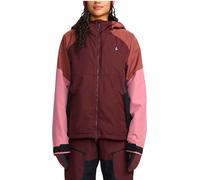 Volcom - Veste de snowboard imperméable et isolante - Agate Insulated Jacket W Oxblood pour Femme - Taille M - Bordeaux Bordeaux M