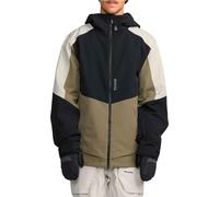 Volcom - Veste de snowboard imperméable et respirante - Brighton Full Zip Jacket Military pour Homme - Taille L - Beige Beige L