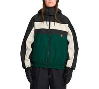 Volcom - Veste de snowboard imperméable et respirante - DLM Jacket Black Green - Taille XS - Vert Vert XS