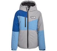 Volcom Veste d'hiver pour garçon - Parka de ski isolée résistante à la neige et au vent - Veste de ski chaude et légère pour garçons, gris, 14-16
