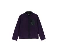 Volcom Veste en polaire 'Muzzer Fuzzar' violet foncé / noir, Taille L