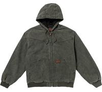 Volcom - Veste épaisse à capuche - Hamilstorm Jacket Rinsed Black pour Homme en Coton - Taille XL - Gris Gris XL