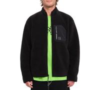 Volcom - Veste Polaire Muzzer Fuzzar Zip Black Homme - Homme - Taille m - Noir