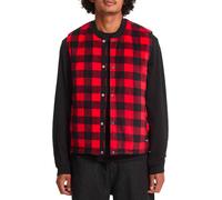 Volcom - Veste sans-manches réversible - Bowered Vest Lifeguard Red pour Homme en Nylon - Taille L - Rouge Rouge L