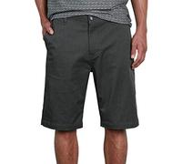 Volcom Vmonty Stretch 22 Chino Shorts - Casual Everyday Wear, Relaxed Fit, Gris Anthracite chiné, 48 Homme