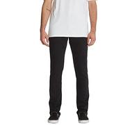 Volcom Vorta Stretch Denim Pant-Slim Fit, Comfortable & Flexible, Durable Cotton Blend Jeans for Casual Or Everyday Wear, Black Out, 38W x 34L Homme