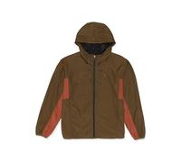 Volcom Wavern Water Resistant Windbreaker Light Jacket Veste Coupe-Vent légère imperméable, Terre foncé, S Homme