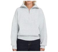 Volcom - Pull demi-zippé - Voltrane Sweater W Bone Heather - Taille M - Gris Gris M