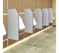 VOLDAX Cloison D'urinoir Étanche Écran de Confidentialité pour Urinoir Mural pour Hommes, Protection Supplémentaire pour Shopping/Lieux Publics(Light gray-4PCS,90 * 40cm/35.4 * 15.7in)