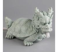 VOLDAX Décor de Jardin Cracheur d'étang Koi, Système De Circulation Eau Relaxant, Accessoire De Fontaine Pratique Et Facile, Statue Rétro