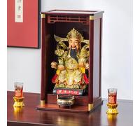 VOLDAX Table d'autel de Méditation, Petite Table d'autel de Sanctuaire, Support de Statue de Bouddha, pour la Relaxation, Prière, Salon, Chambre, Bureau(11.8 * 11.5 * 20.3in)