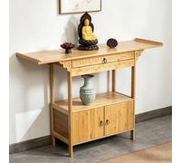 VOLDAX Table D'autel Personnelle, Tables D'autel avec Rangement, autel Spirituel pour prières bouddhistes, pour la Relaxation, Prière, Salon, Chambre, Bureau(100 * 35 * 80cm/39.4 * 13.8 * 31.5in)