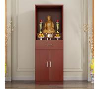 VOLDAX Table D'autel Personnelle, Tables D'autel avec Rangement, Autels De MéDitation Bouddhiste Relaxant, pour la Relaxation, Prière, Salon, Chambre, Bureau(Brown,60cm/23.6in)