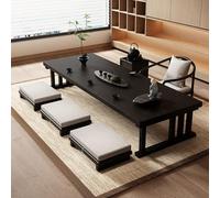 VOLDAX Table pour Le Salon Tatami, Table Basse de Salon Japonaise, Table de méditation rectangulaire, pour Fenêtre, Tatami, Extérieur, Lit(100 * 50 * 35cm/39.4 * 19.7 * 13.8in)