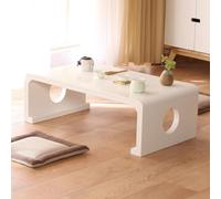 VOLDAX Table pour Le Salon Tatami, Table Basse en Bois Naturel | Multifonction Table de Thé Japonaise, pour Fenêtre, Tatami, Extérieur, Lit(60*40*30cm/23.6*15.7*11.8in)