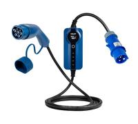 Voldt Câble de Recharge Type 2 - Prise CEE Bleue 32 A | monophasé | réglable 8 A - 32 A | 7,4 KW (5m)