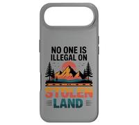 Volé Terre Vintage Coucher De Soleil Montagne Indigène Nature Coque pour iPhone Air