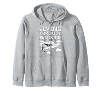 Voler à travers la 1re année, avion, premier jour d'école Sweat à Capuche