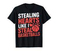 Voler des cœurs comme Je Vole des Ballons de Basket Cute Valentine T-Shirt