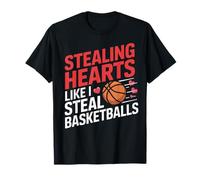 Voler des cœurs comme Je Vole des Ballons de Basket pour la Saint-Valentin T-Shirt