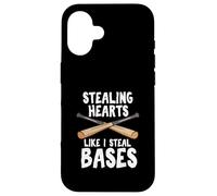 Voler des cœurs comme Je Vole des Bases - Softball Coque pour iPhone 16