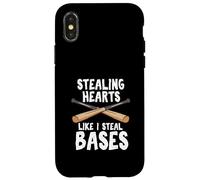 Voler des cœurs comme Je Vole des Bases - Softball Coque pour iPhone X/XS