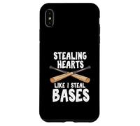 Voler des cœurs comme Je Vole des Bases - Softball Coque pour iPhone XS Max