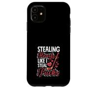 Voler des cœurs comme Je Vole des palets de Hockey pour la Saint-Valentin Coque pour iPhone 11