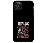Voler des cœurs comme Je Vole des palets de Hockey pour la Saint-Valentin Coque pour iPhone 11 Pro Max