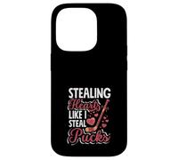 Voler des cœurs comme Je Vole des palets de Hockey pour la Saint-Valentin Coque pour iPhone 14 Pro