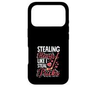 Voler des cœurs comme Je Vole des palets de Hockey pour la Saint-Valentin Coque pour iPhone 17 Pro