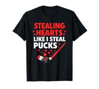 Voler des cœurs comme Je Vole des palets | Hockey Valentine T-Shirt