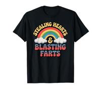 Voler des cœurs et des Pets explosant Arc-en-Ciel embarrassant T-Shirt