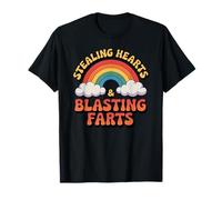 Voler des cœurs et des Pets explosant Arc-en-Ciel embarrassant T-Shirt