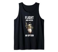 Voler n'a jamais été Une Option Penguin Funny Meme Débardeur