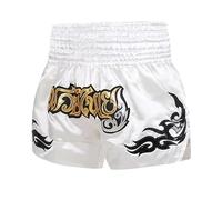 Volere è potere Boxers de boxe, kickboxing, Muay Thai, Boxers, Sports Hommes Femmes Luxe MMA Pants, blanc, XS-S