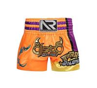 Volere è potere Boxers de boxe, kickboxing, Muay Thai, Boxers, Sports Hommes Femmes Luxe MMA Pants, Orange, M/L