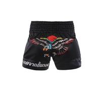 Volere è potere Muay Thai Shorts Kickboxing Shorts Gym Boxing Unisex MMA Shorts Training Workout Trunks with Pocket
