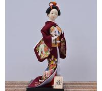 Volere è potere Poupée de geisha japonaise kimono à collectionner - Figurine de geisha - Décoration - Cadeau