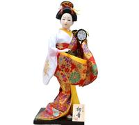Volere è potere Poupée de geisha japonaise kimono à collectionner - Figurine de geisha - Décoration - Cadeau