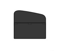 Volet Auto Glue Noire Isolation Thermique Volet Auto Glue Noire(left front window)