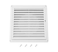 Volet d'aération extérieur pratique en plastique pour une circulation d'air efficace, design étanche, disponible en deux tailles 150 mm, 200 mm (150 mm)