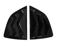 Volet de Fenêtre Arrière Latéral, 2pcs, ABS Noir Brillant, Cache Entrée d'Air - Protection Anti - Rayure, Design Élégant, Facile à Installer pour Fit Jazz 2014-2018