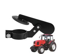 Volet des pluies d'échappement - Tracteur en carbone noir, couvercle météorologique polyvalent, protecteur convivial | Garde extérieure résistante à l'époque où les camions, l'équipement agricole, les