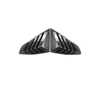 Volet fenêtre arrière Triangulaire pour BMW Serie 4 G26 Gran Coupé 2020+,Plastique ABS Cache persienne Anti-poussière sans perçage 1 Paire,C-Carbon Fiber