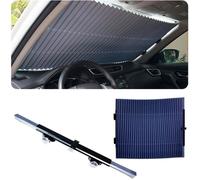 Volet pare-brise pliable avec ventouse, 46 cm, télescopique, bloque 99 % des rayons UV, maintient l’intérieur de la voiture au fra