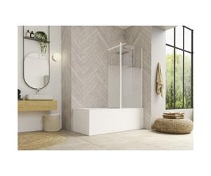 Volet piv 36x148 pour Hydra profilé blanc sérigraphie Cosmos - KINEDO PB135BCOE