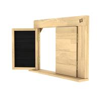 Volet pour maisonnette bois fsc® marron - noir TU